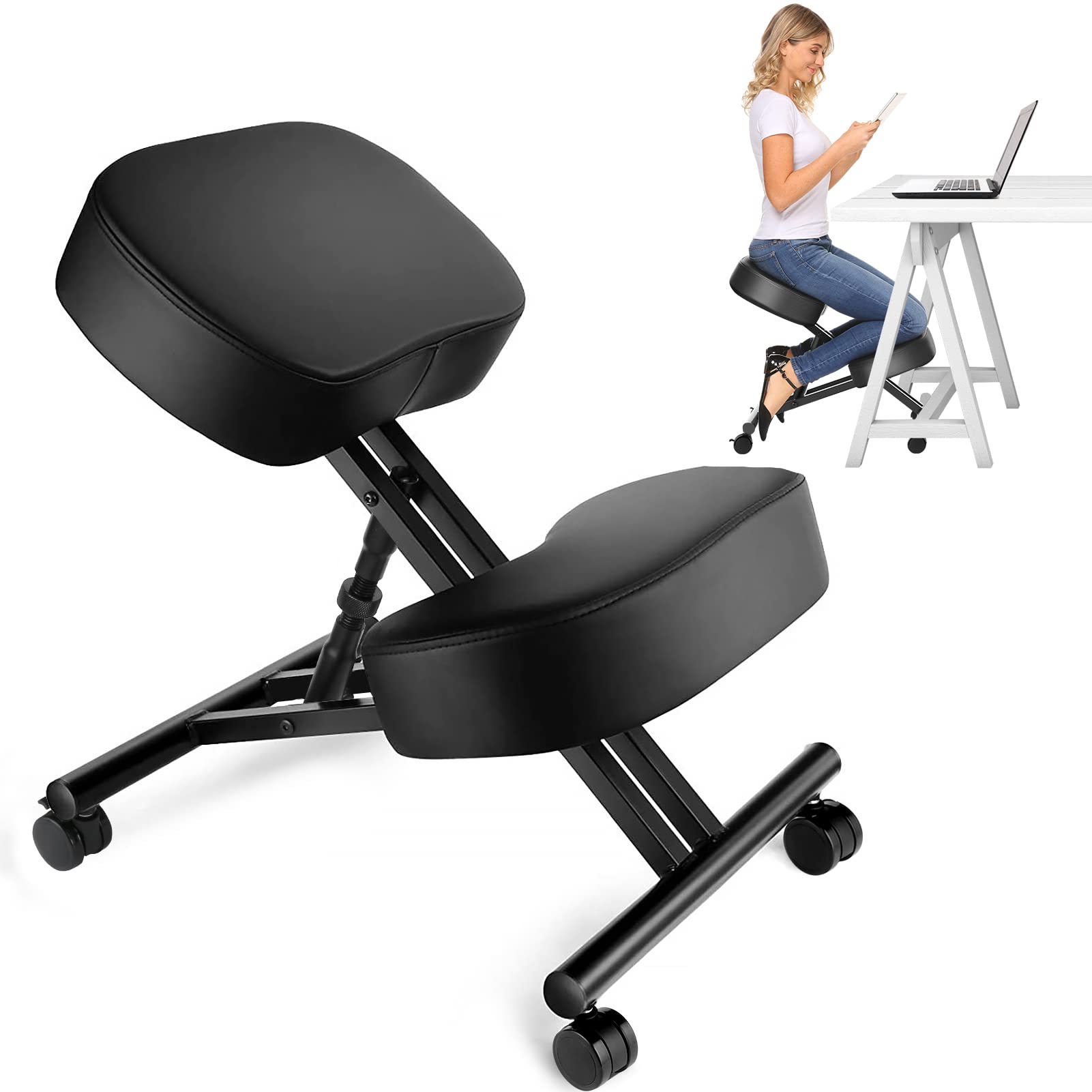 Office Furniture - 사무실용 인체공학적 무릎꿇이 의자, 가정 및