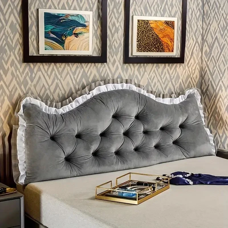 Headboard Cushion Backrest Tatami - 다다미 플러시 쿠션, 부드러운 레이스 헤드보드,