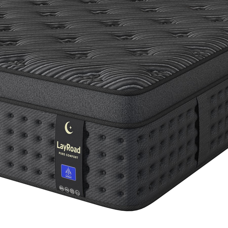 Memory Foam Mattress In A Box Queen - 12/14인치 메모리폼 하이브리드 매트리스(포켓 스프링 포함),