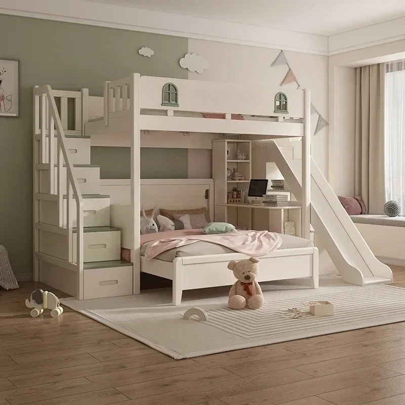 King Size Bed Frame With Storage Drawers - 서랍형 수납 이층침대 북유럽 스타일 예쁜