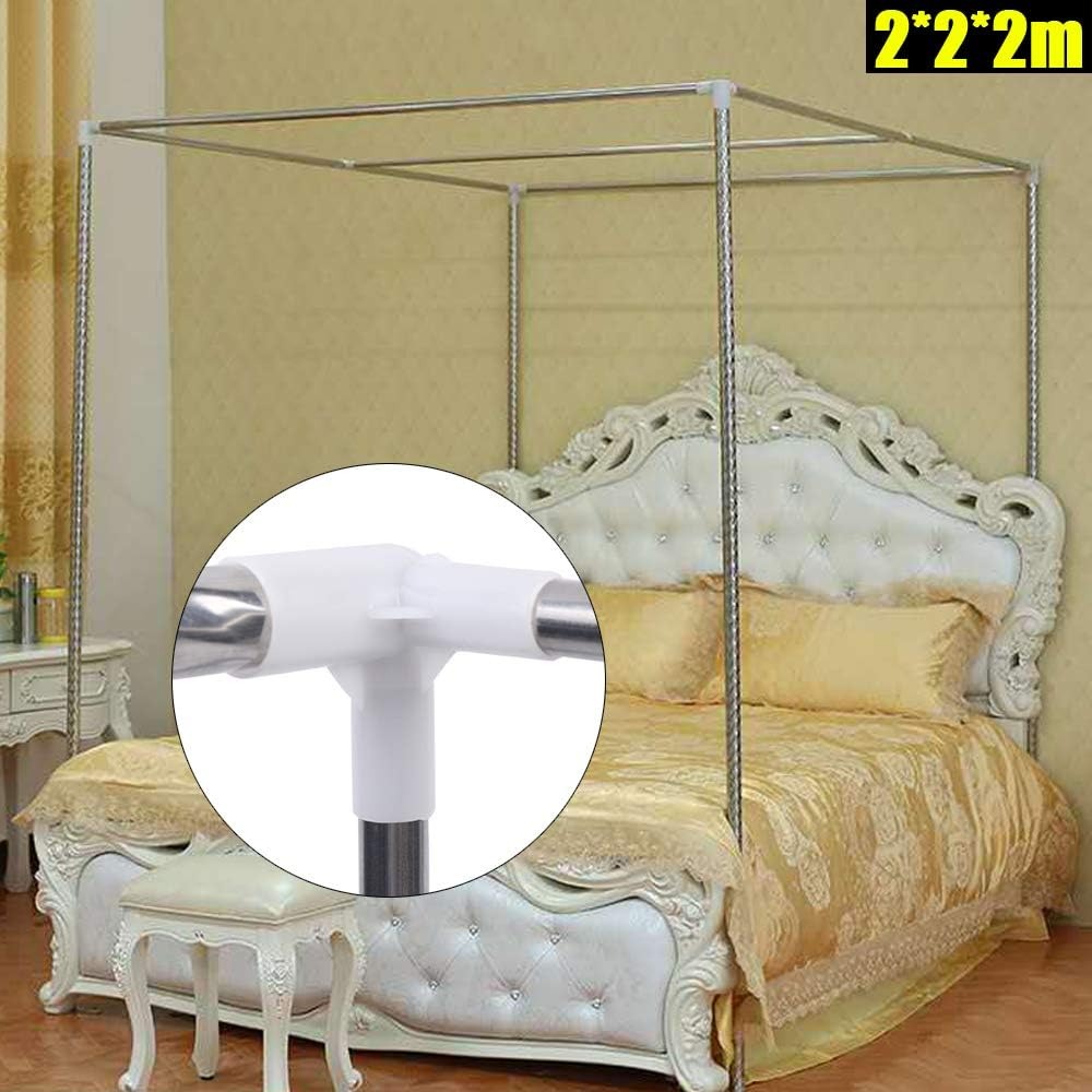 Canopy Bed Frame Metal Queen - 스테인리스 스틸 캐노피 침대 프레임 포스트