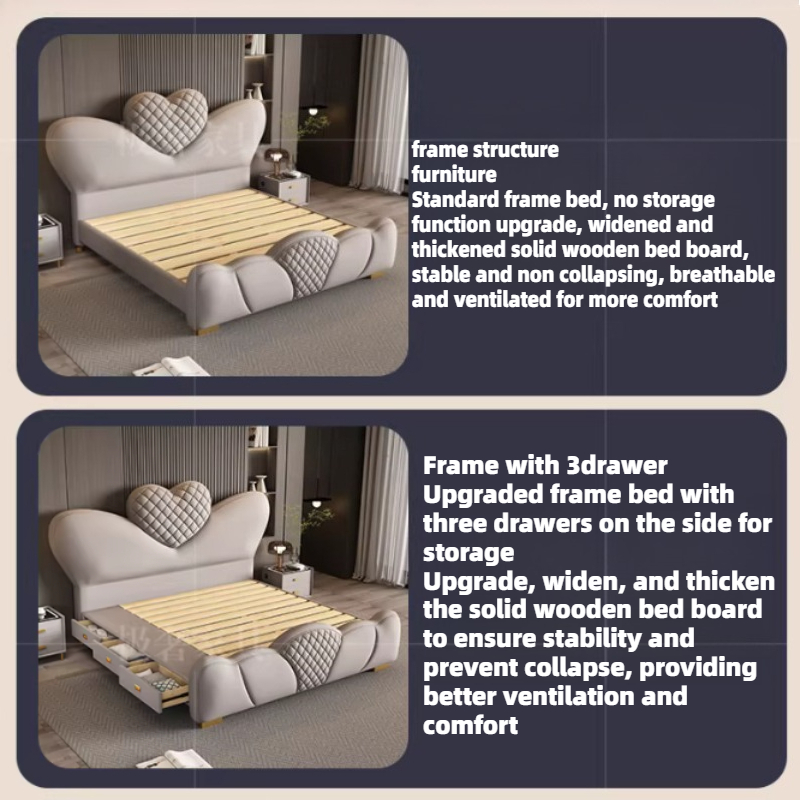 200x220cm 더블 침대 퀸 사이즈 프레임 킹 사이 - King Size Bed Frame With Storage Drawers 리뷰 및 가격