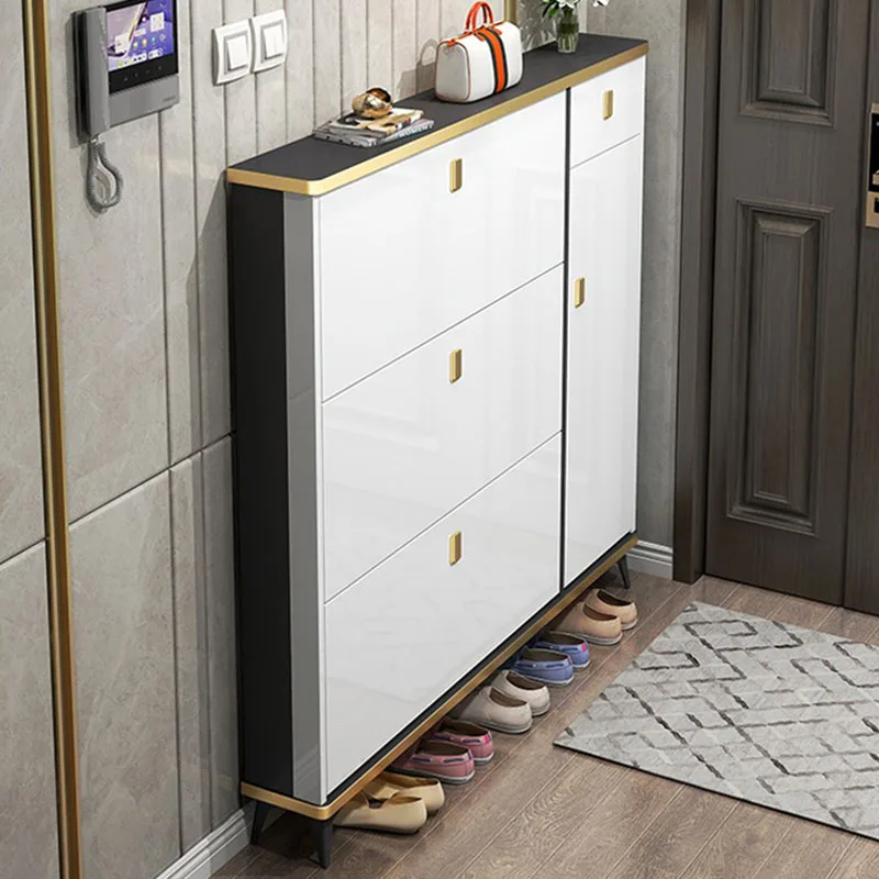 초박형 좁은 신발장 다층 대학용 수납장에는 현관 신발장 - Shoe Rack Cabinet Narrow Entryway 리뷰 및 가격