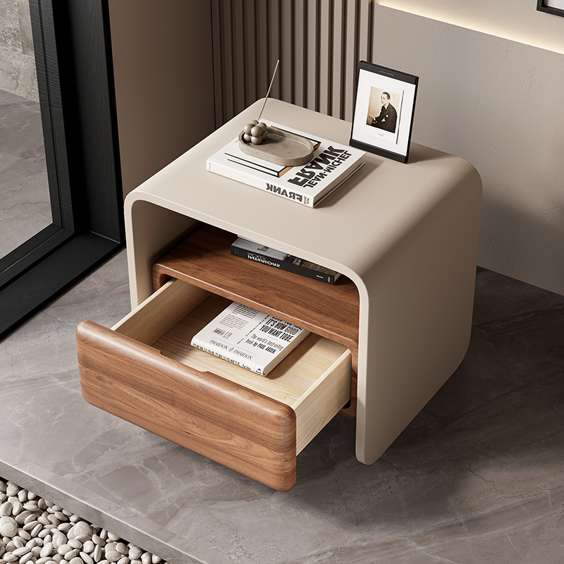 고급 원목 회전식 나이트스탠드 가구, 거실용 사이드 수 - Solid Wood Nightstand 2 Drawers 리뷰 및 가격
