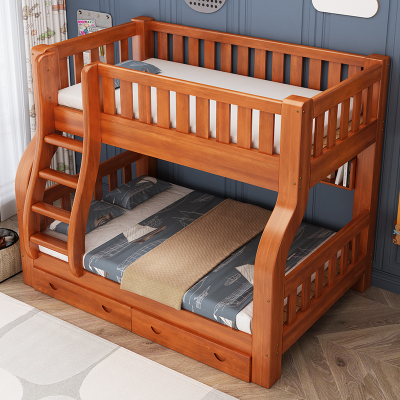 여아용 성인용 원목 프레임 더블 어린이 침대 킹사이즈  - Bunk Bed With Stairs And Slide 리뷰 및 가격