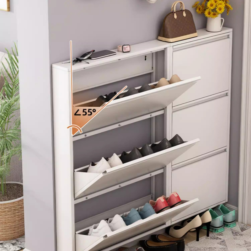 모던 슬림 신발장, 현관용 대용량 플립다운 랙, 복도용 - Shoe Rack Cabinet Narrow Entryway 리뷰 및 가격