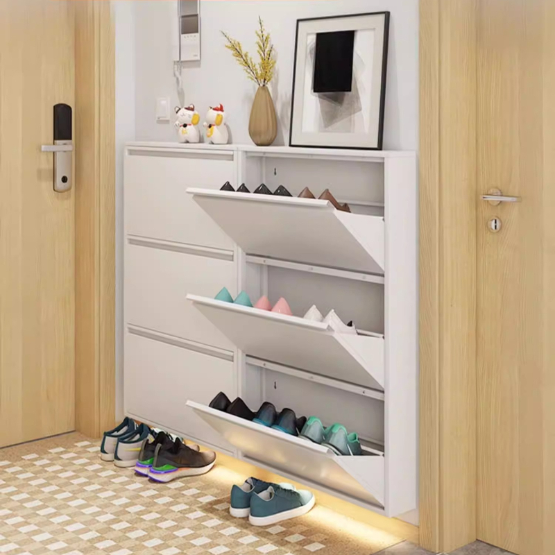 모던 슬림 신발장, 현관용 대용량 플립다운 랙, 복도용 - Shoe Rack Cabinet Narrow Entryway 리뷰 및 가격