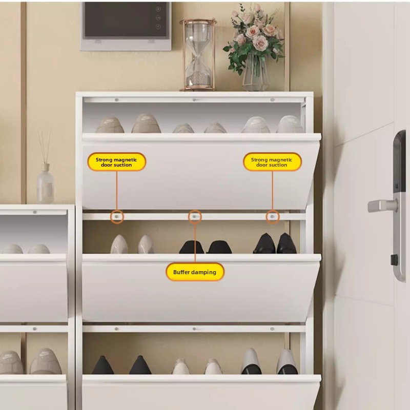 모던 슬림 신발장, 현관용 대용량 플립다운 랙, 복도용 - Shoe Rack Cabinet Narrow Entryway 리뷰 및 가격