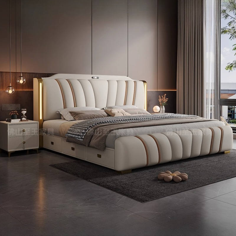 180x200CM 퀸 사이즈 원목 침대 프레임, 서랍  - King Size Bed Frame With Storage Drawers 리뷰 및 가격