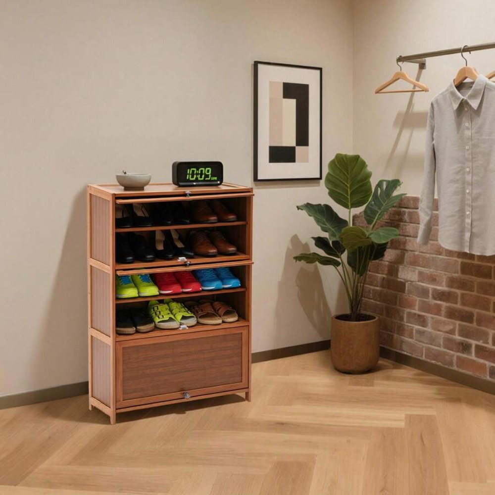 7단 신발장 수납 캐비닛, 플립 도어가 있는 독립형 정 - Shoe Rack Cabinet Narrow Entryway 리뷰 및 가격
