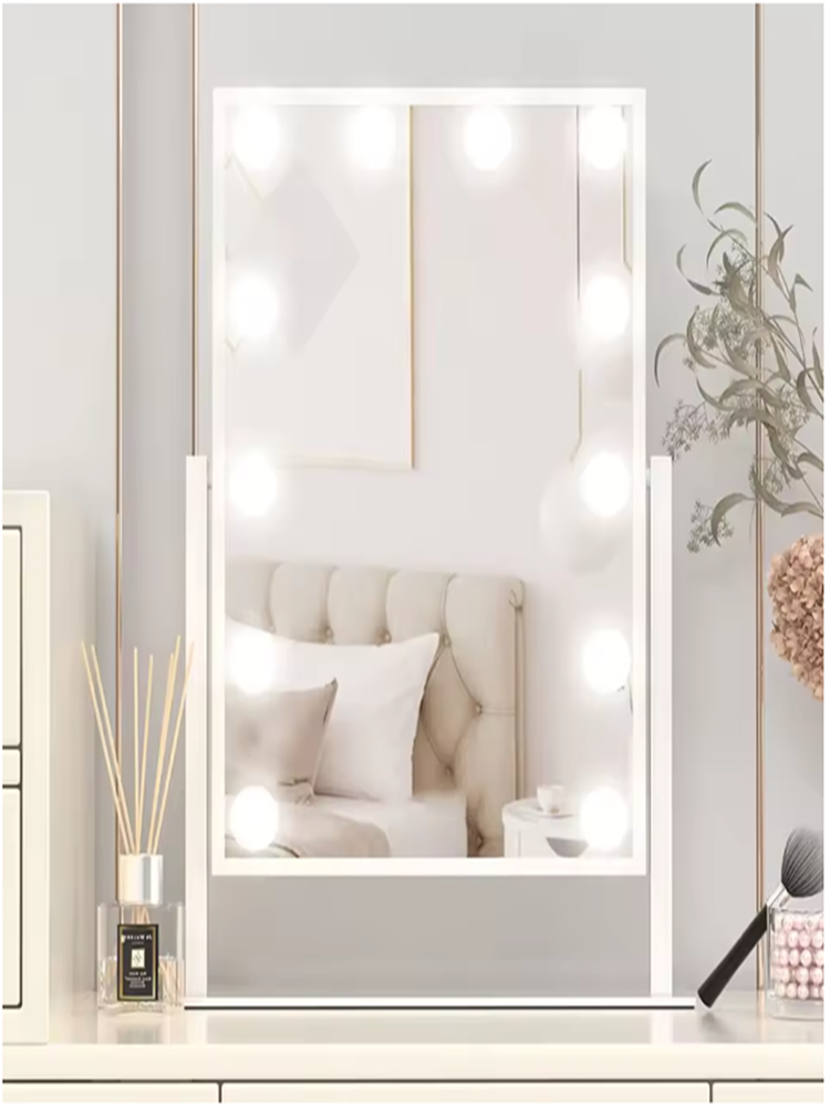 탈부착 가능한 LED 화장대 조명 전구 할리우드 화장대 - Dressing Table Vanity With Lighted Mirror 리뷰 및 가격