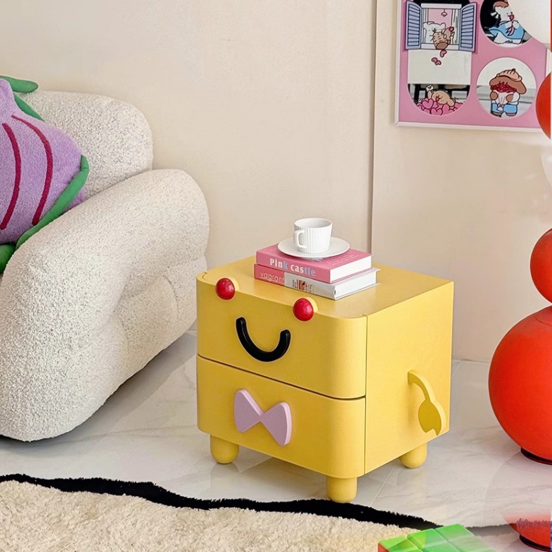 만화 침대 옆 테이블, 가정용 가구, 거실 TV 캐비닛 - Solid Wood Nightstand 2 Drawers 리뷰 및 가격