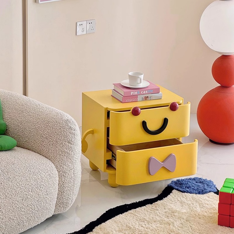 만화 침대 옆 테이블, 가정용 가구, 거실 TV 캐비닛 - Solid Wood Nightstand 2 Drawers 리뷰 및 가격