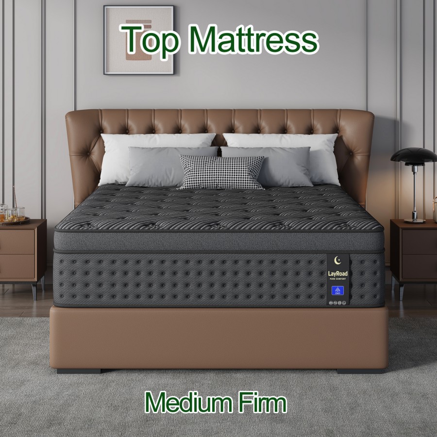12/14인치 메모리폼 하이브리드 매트리스(포켓 스프링 - Memory Foam Mattress In A Box Queen 리뷰 및 가격