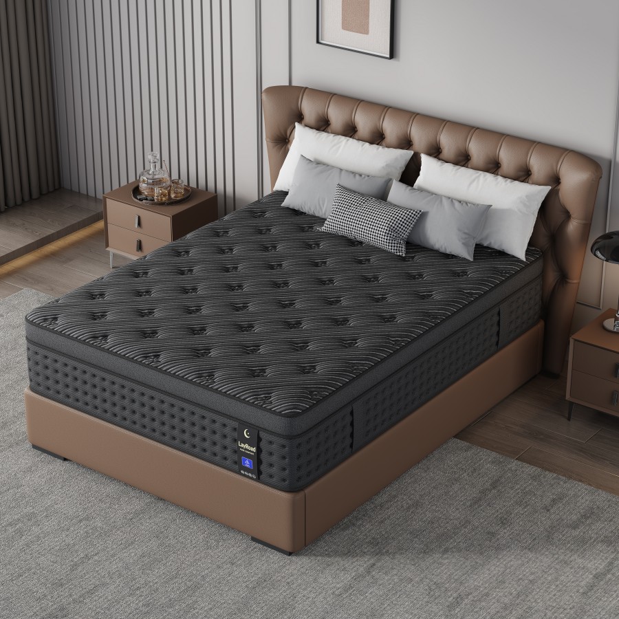 12/14인치 메모리폼 하이브리드 매트리스(포켓 스프링 - Memory Foam Mattress In A Box Queen 리뷰 및 가격