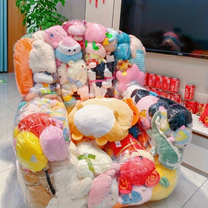 대용량 투명 PVC 소파 장난감 보관함 이중 지퍼로 간 - Sofas 리뷰 및 가격