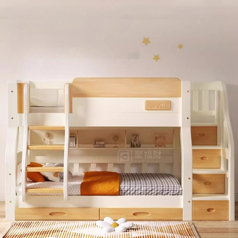 계단이 있는 로프트 더블 침대 프레임 헤드보드 킹사이즈 - King Size Bed Frame With Storage Drawers 리뷰 및 가격