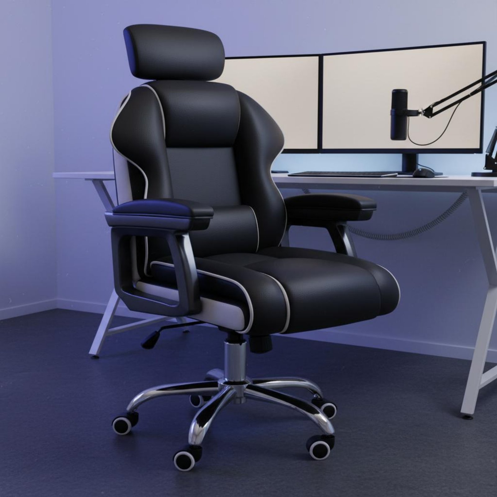 인체공학적 게이밍 의자 높이 조절 가능 하이백 회전식  - Office Furniture 리뷰 및 가격