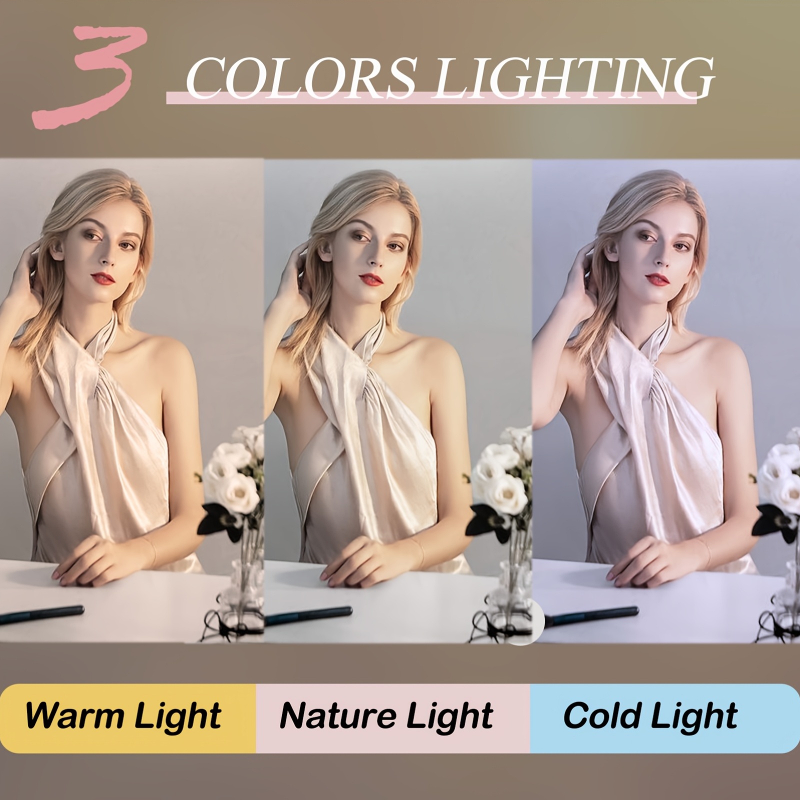 화장대 거울 조명 할리우드 메이크업 거울 LED 전구  - Dressing Table Vanity With Lighted Mirror 리뷰 및 가격