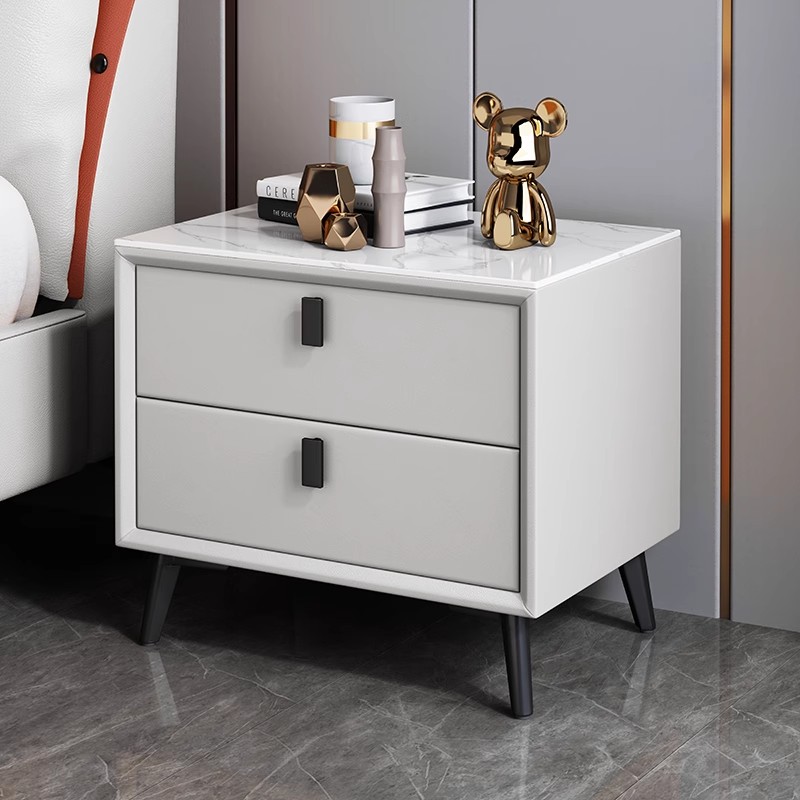 북유럽 스타일 원목 침대 옆 테이블(소결석 상판) 모던 - Solid Wood Nightstand 2 Drawers 리뷰 및 가격