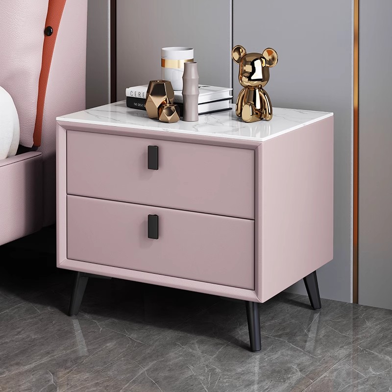 북유럽 스타일 원목 침대 옆 테이블(소결석 상판) 모던 - Solid Wood Nightstand 2 Drawers 리뷰 및 가격