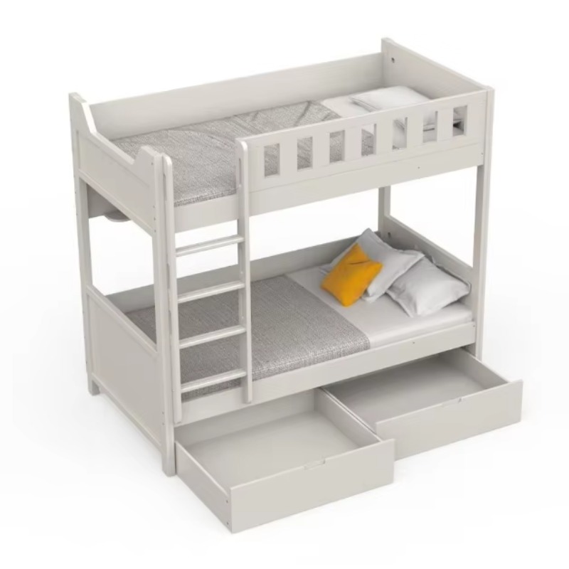 어린이용 원목 수납 벙커 침대, 계단 캐비닛과 슬라이드 - Bunk Bed With Stairs And Slide 리뷰 및 가격