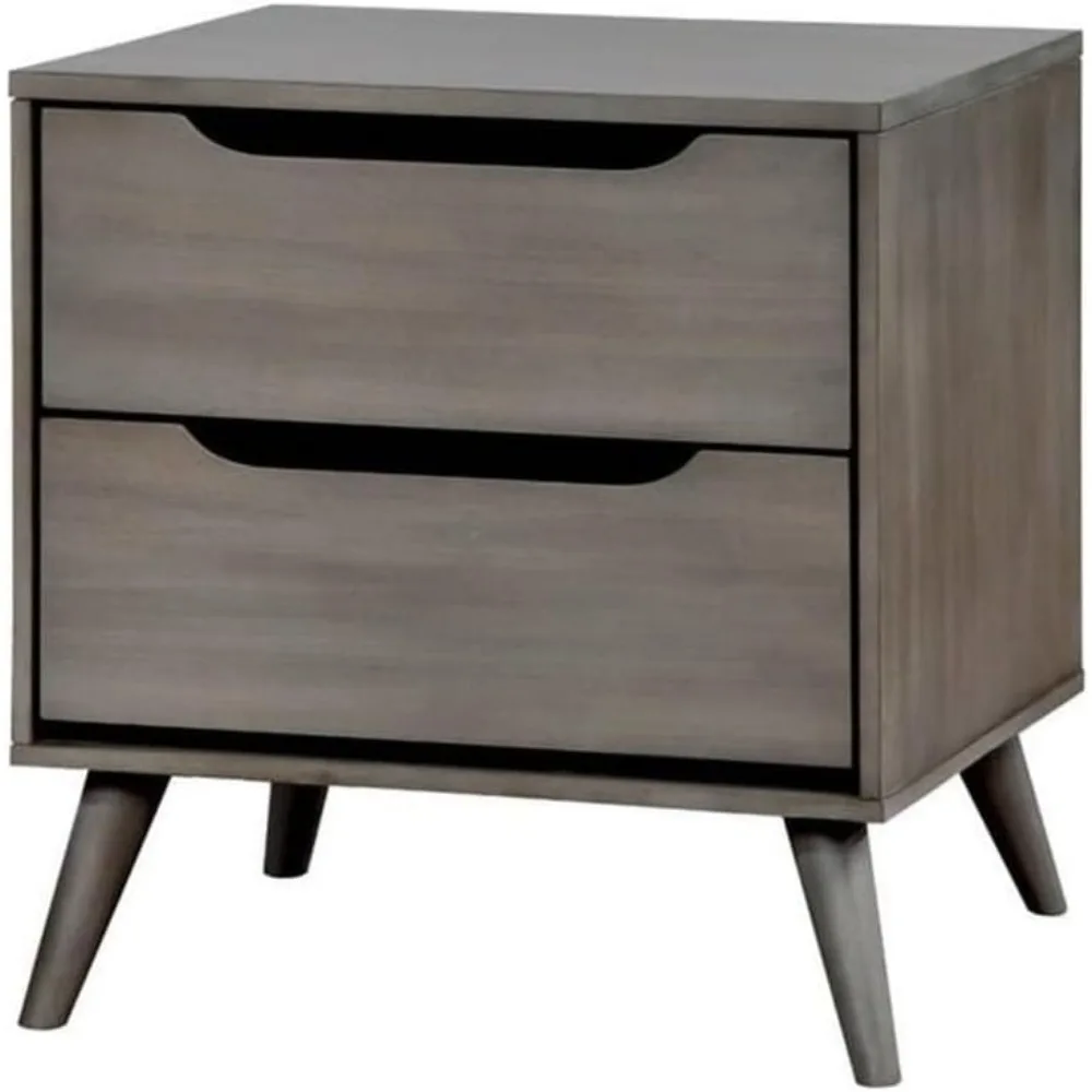 2단 서랍장 미드센추리 스타일 원목/목재 베니어/MDF - Solid Wood Nightstand 2 Drawers 리뷰 및 가격