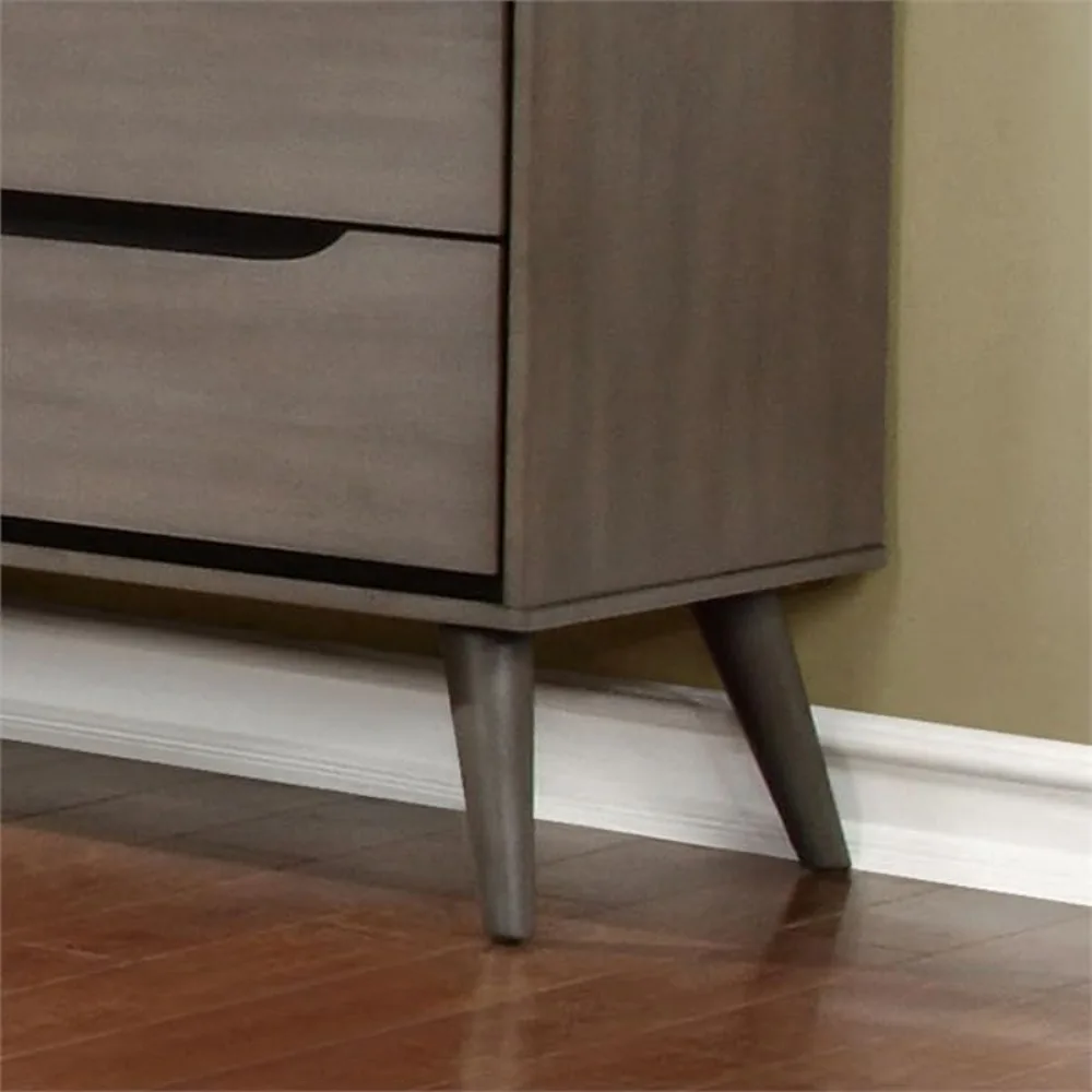 2단 서랍장 미드센추리 스타일 원목/목재 베니어/MDF - Solid Wood Nightstand 2 Drawers 리뷰 및 가격