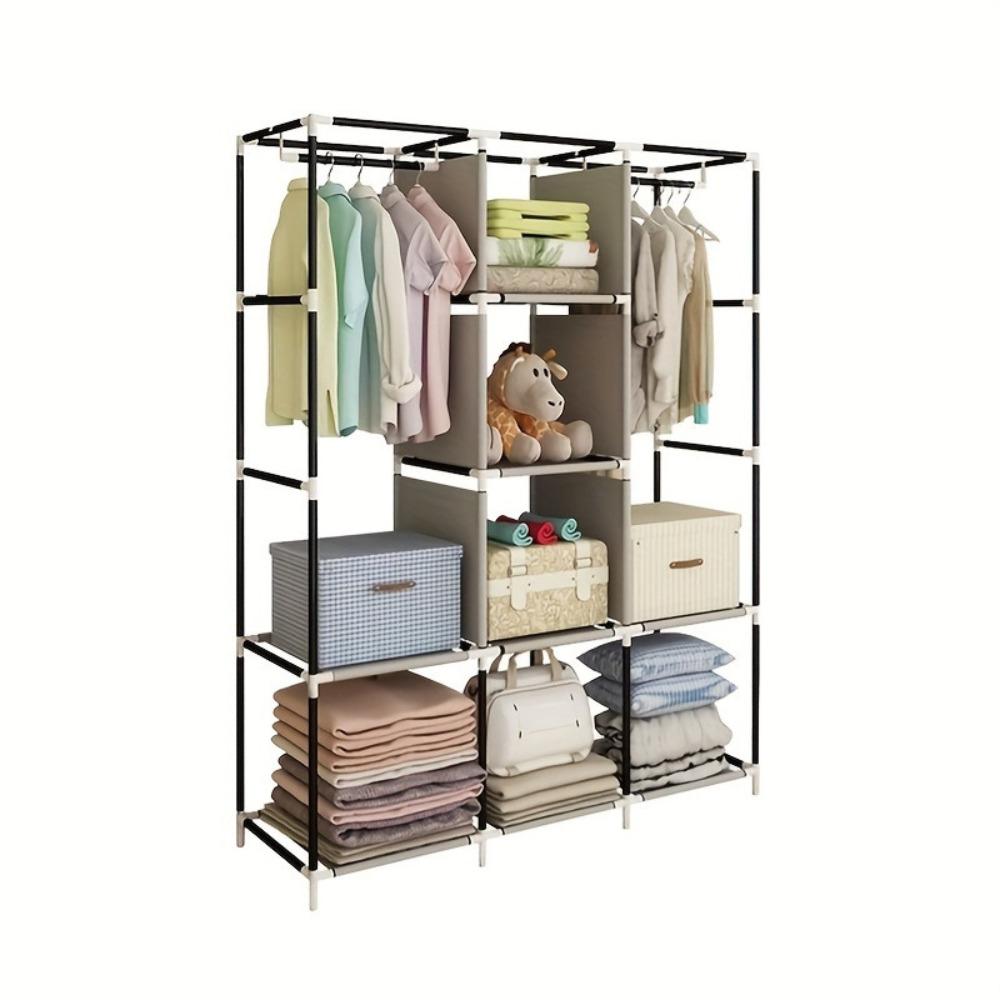64인치 휴대용 옷장, 접이식 부직포 옷장, 방진 커버 - Wardrobe Closet Portable Fabric Cover 리뷰 및 가격