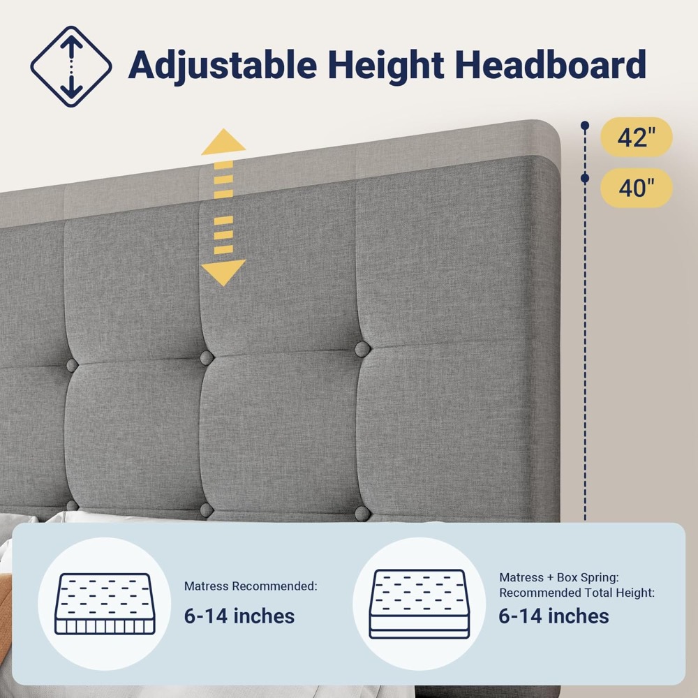 미국 배송 킹사이즈 플랫폼 침대 프레임(수납 서랍 및  - King Size Bed Frame With Storage Drawers 리뷰 및 가격