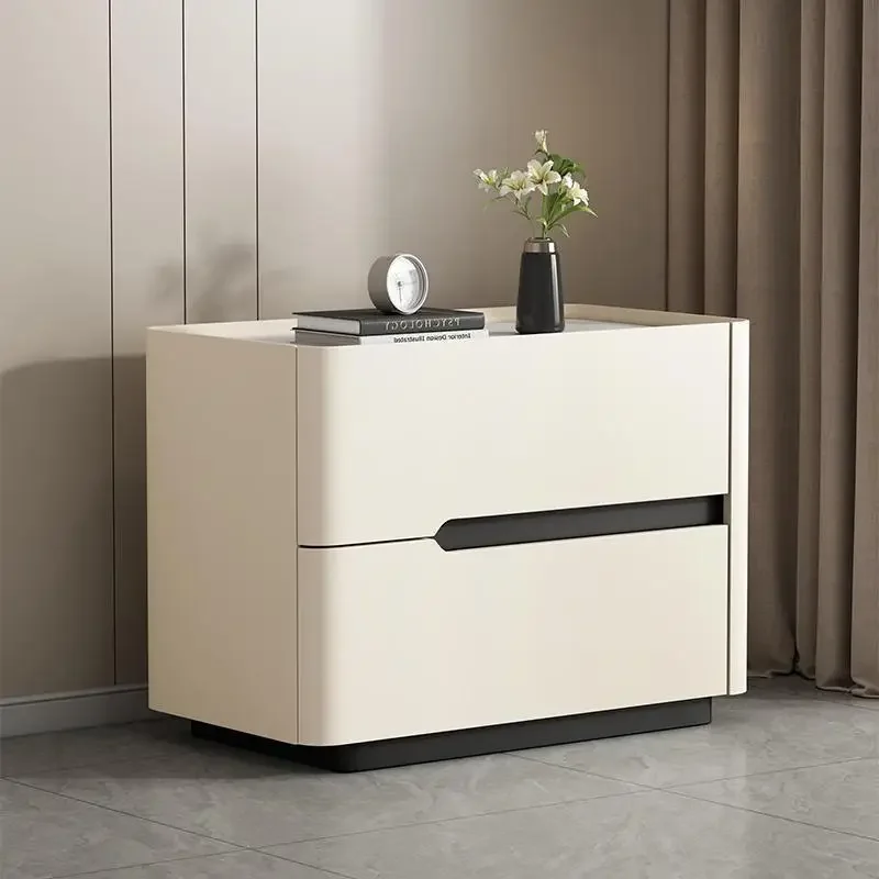 북유럽 모던 나이트 테이블 보관 미적인 럭셔리 미니멀리 - Solid Wood Nightstand 2 Drawers 리뷰 및 가격