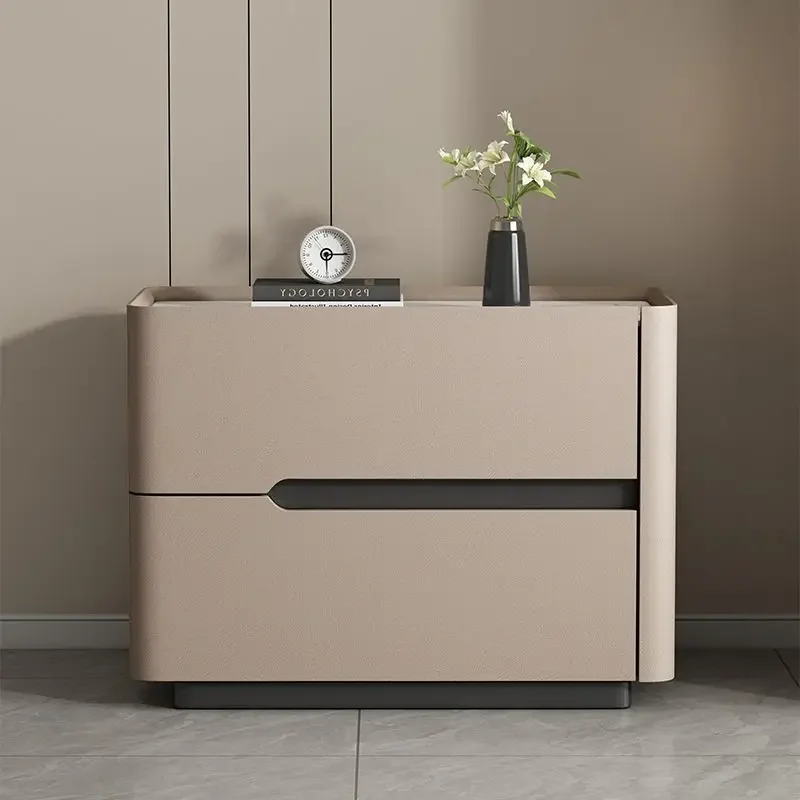 북유럽 모던 나이트 테이블 보관 미적인 럭셔리 미니멀리 - Solid Wood Nightstand 2 Drawers 리뷰 및 가격