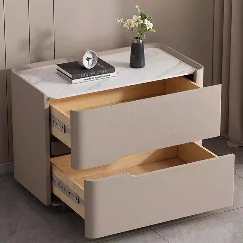 북유럽 모던 나이트 테이블 보관 미적인 럭셔리 미니멀리 - Solid Wood Nightstand 2 Drawers 리뷰 및 가격