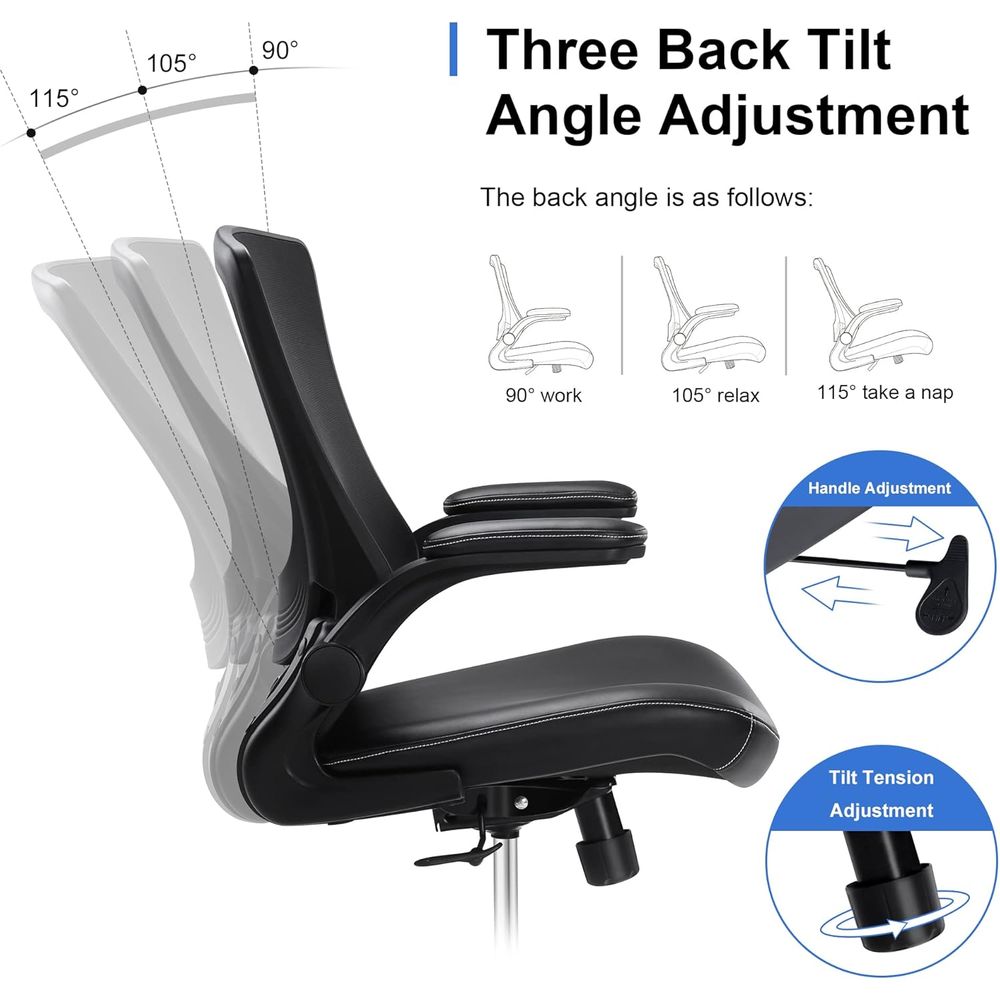 인체공학적 등받이 조절 가능한 하이백 사무용 의자 (허 - Chairs 리뷰 및 가격