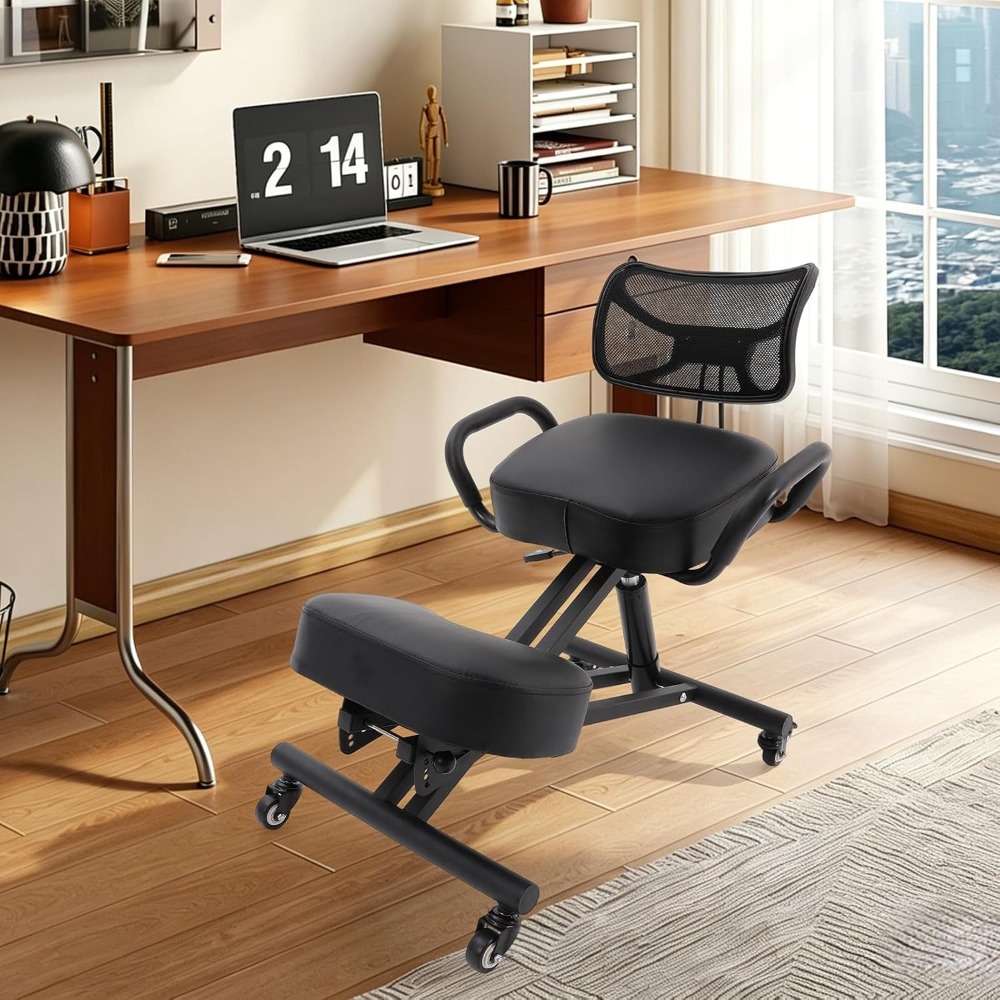 인체공학적 등받이와 브레이크 기능이 있는 롤링 휠 의자 - Chairs 리뷰 및 가격