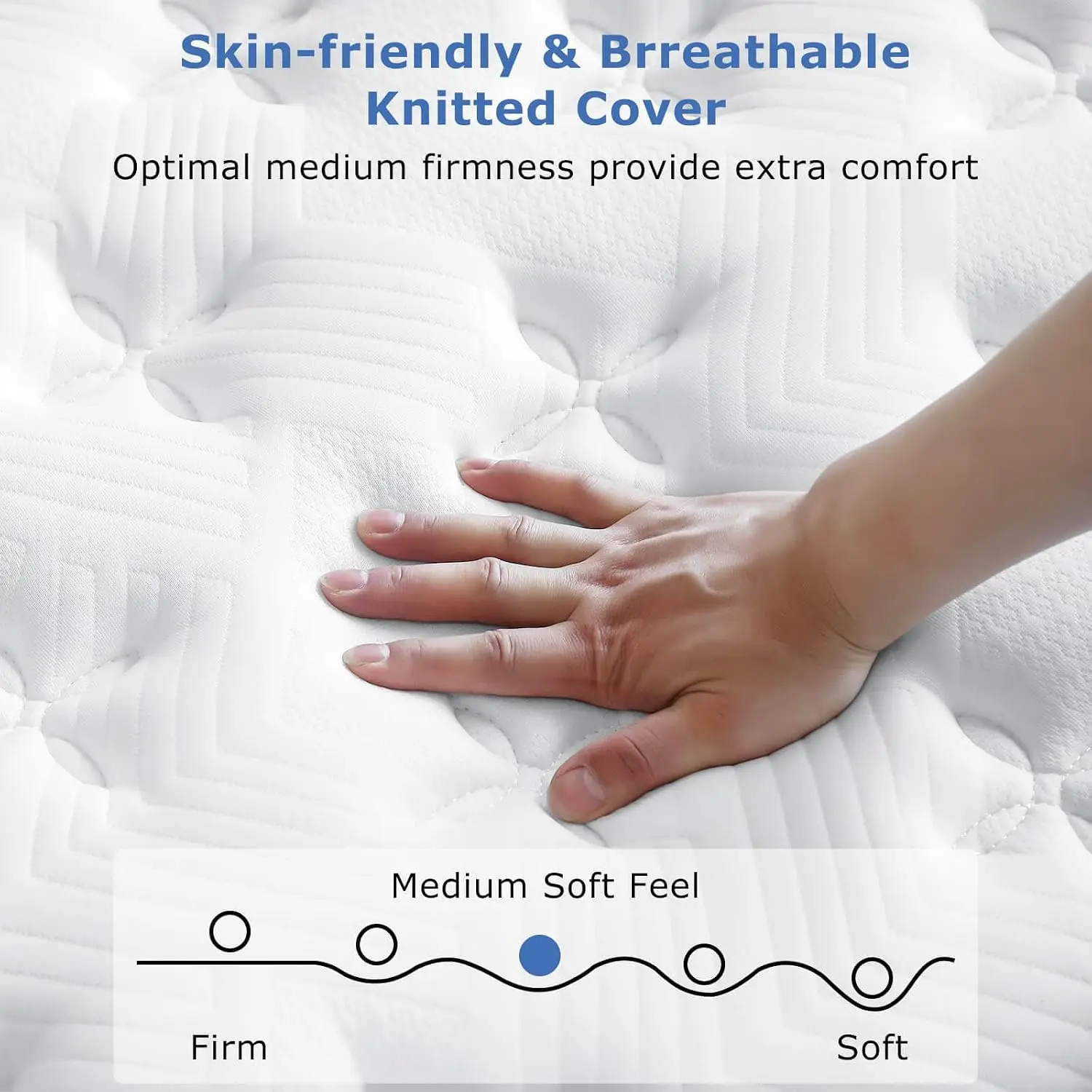 퀸 매트리스, 12인치 중간 강도 하이브리드 매트리스( - Memory Foam Mattress In A Box Queen 리뷰 및 가격