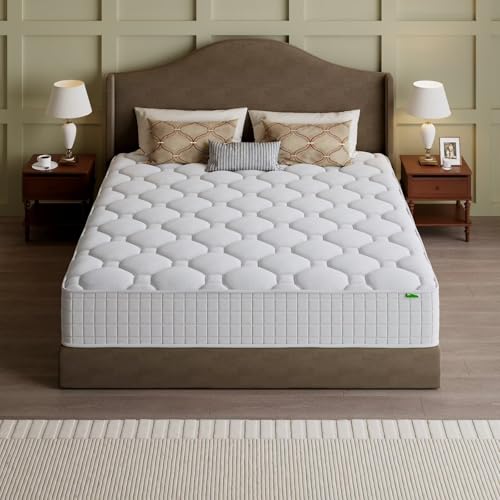 퀸 매트리스, 14인치 하이브리드 메모리폼 매트리스 ( - Memory Foam Mattress In A Box Queen 리뷰 및 가격