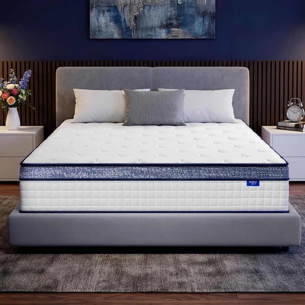 퀸 매트리스, 12인치 하이브리드 퀸 사이즈 박스형 매 - Memory Foam Mattress In A Box Queen 리뷰 및 가격