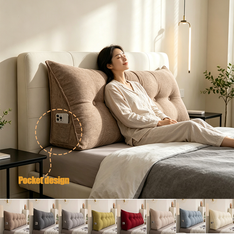 대형 헤드보드 쿠션, 다다미 등받이, 삼각형 지지대,  - Headboard Cushion Backrest Tatami 리뷰 및 가격