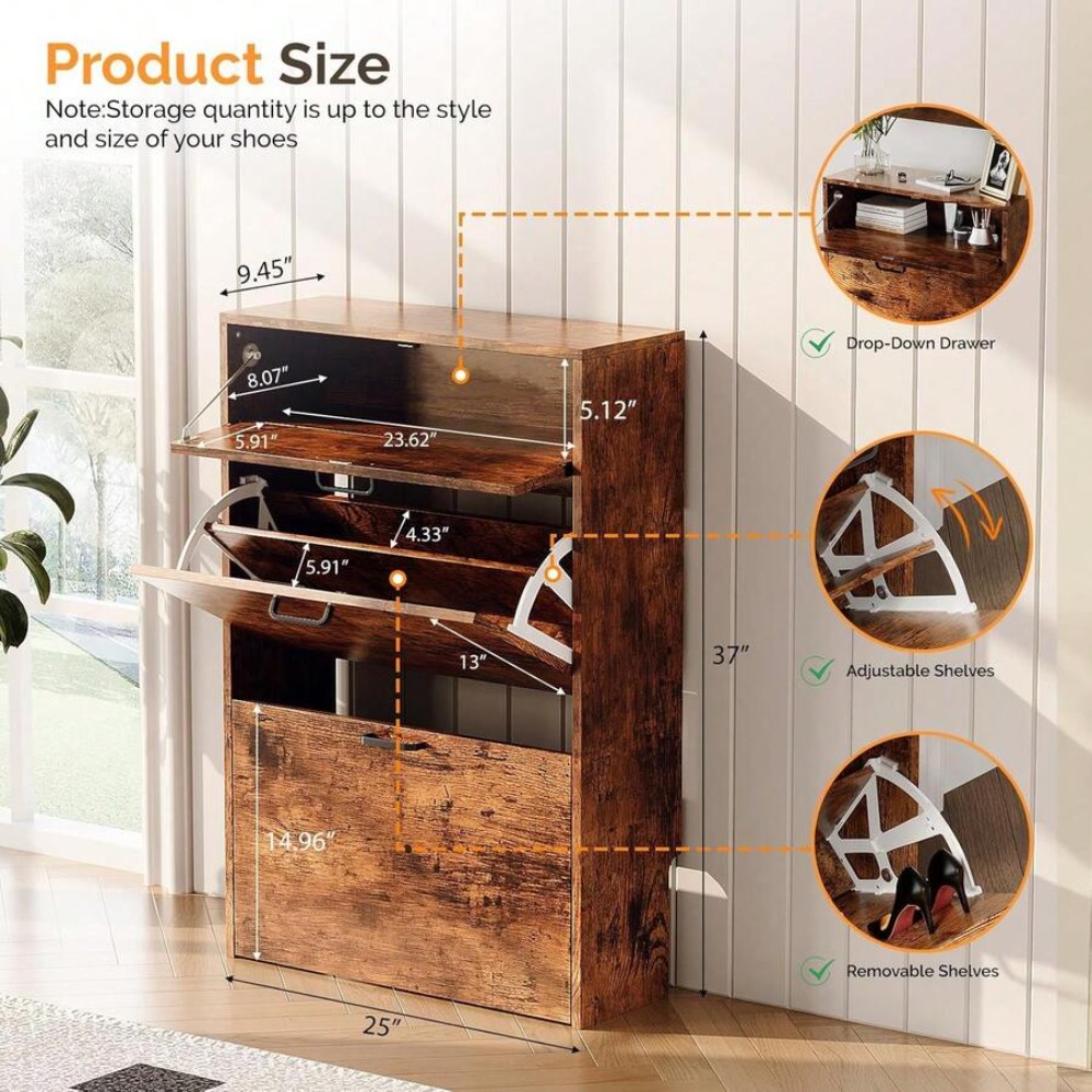현관용 좁은 신발장, 24.8인치 폭의 초슬림 신발 정 - Shoe Rack Cabinet Narrow Entryway 리뷰 및 가격